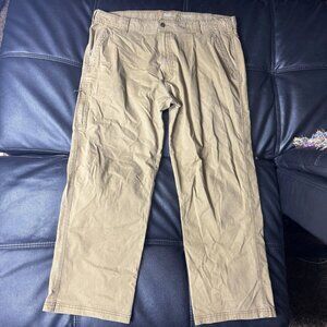 The American Outdoorsman‎ Men's Khakis Pants Beige Canvas Utility Workwear 40x30